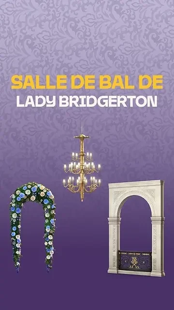 Les Sims 4 : Salle de Bal de Lady Bridgerton