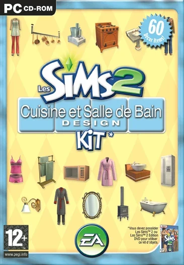 Les Sims 2 : Kit Cuisine & Salle de Bain Design